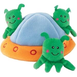 Zippy Paws Zippy Burrow - Aliens in UFO Game, Dog Toy - BRAND NEW WITH T…